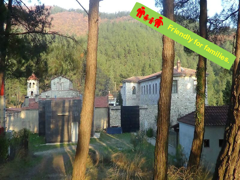 4ο χλμ Ξάνθης Δράμας – Μοναστήρι Παναγίας Καλαμού.