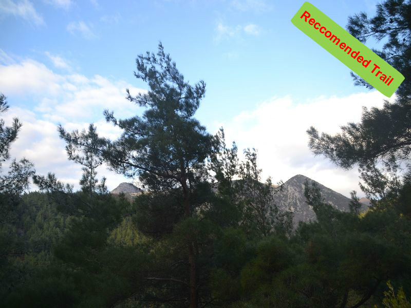 Σαμακώβ (Ξάνθη) – Καλαμού – 4ο χλμ Ξάνθης Δράμας – Μακάριο – Κορυφή Φινέας – Κορυφή Στ. Τσακίρης.